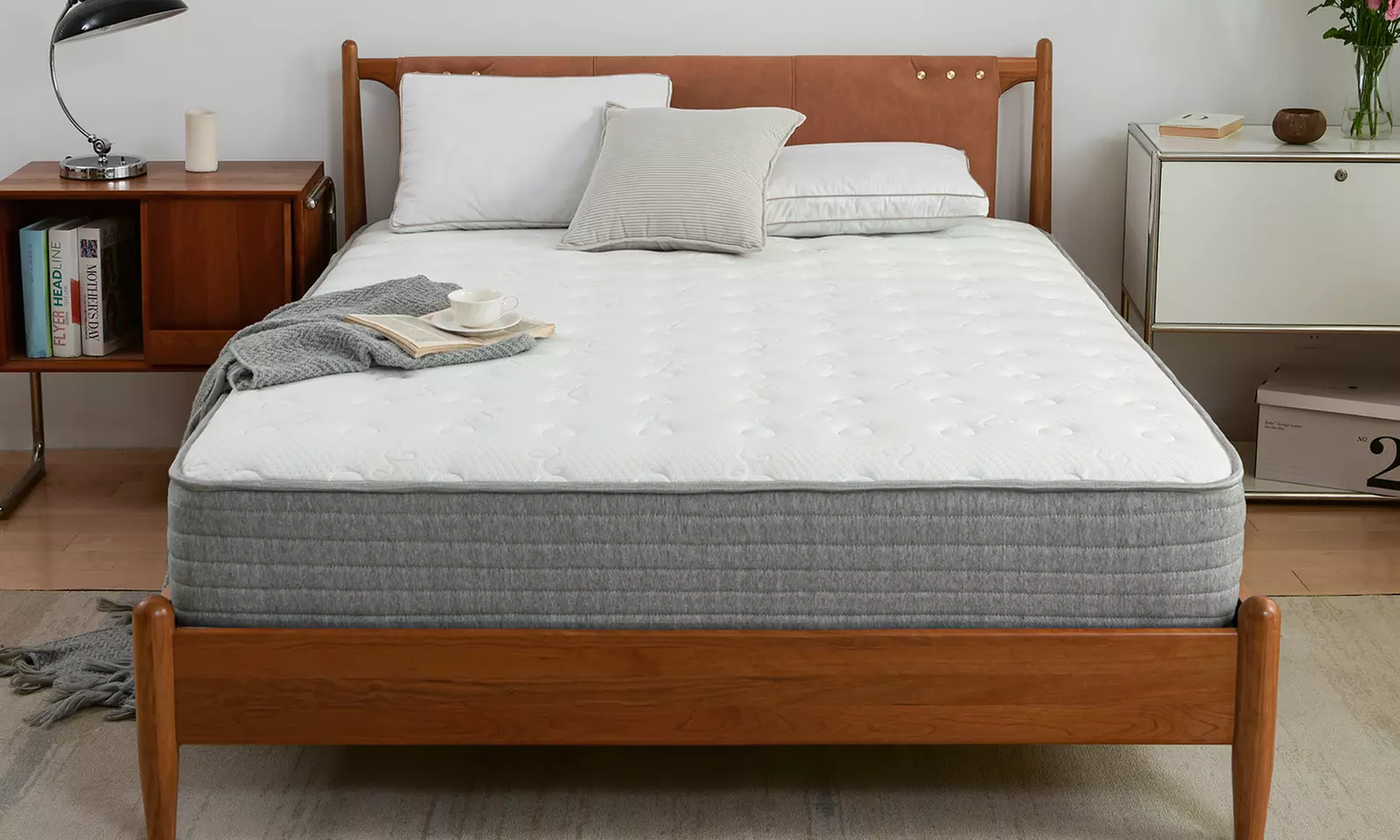 Gude Night 20cm Durable Hybrid Mattress with Pocketed Springs