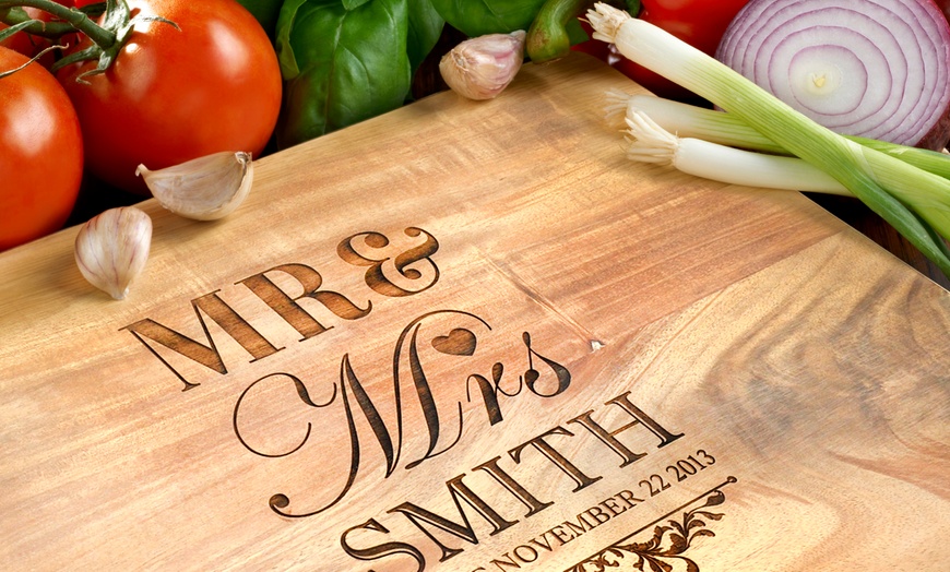 Image 1: Personalised Cutting Board from Photobook Express