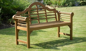 Lutyens-Style Hardwood Bench