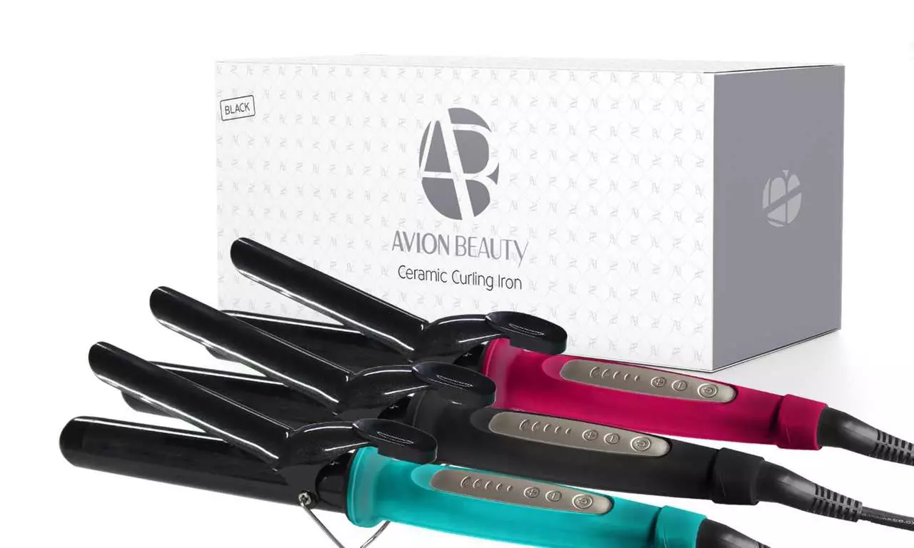 Avion Beauty Professional Salon-Grade Ceramic Hair Curling Iron - Primary Image