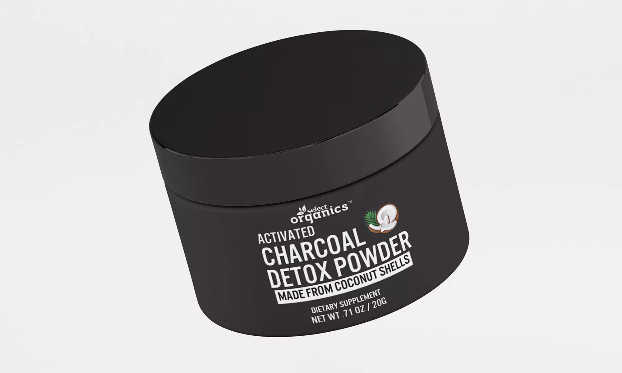 Pure Coconut Charcoal Detox Cleanse Powder - Primary Image