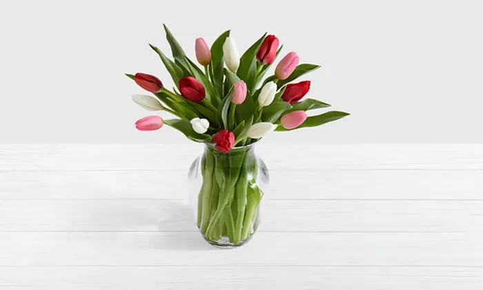 Valentine's Day Here in My Heart Tulip Bouquet from ProFlowers (Up to 33% Off) - Primary Image