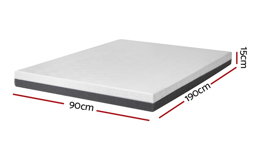 Image 7: Giselle Cool Gel Non-Spring 15cm Mattress