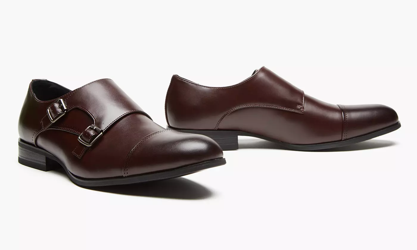 Unlisted by Kenneth Cole Men's Eel Monk Dress Shoes(Sizes 10 & 11) - Primary Image