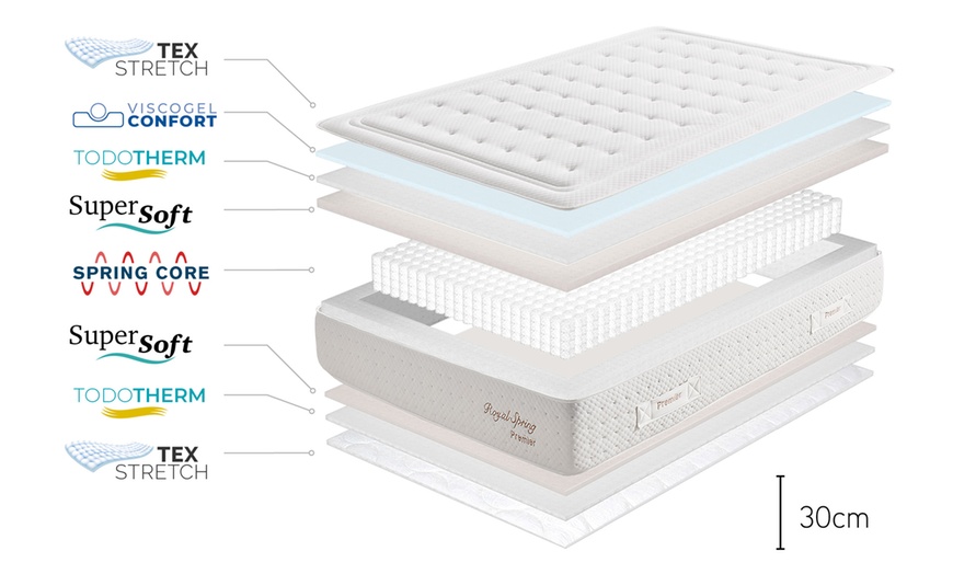 Image 9: Royal Spring Premium Taschenfederkern-Matratze in der Größe nach Wahl