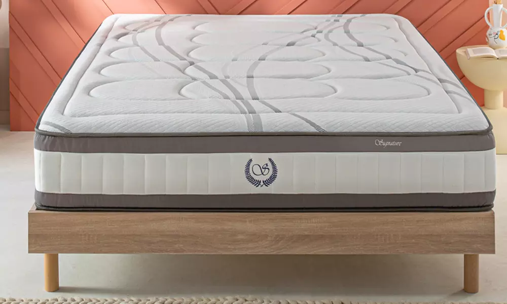 Matelas Signature hybride 30 cm, mémoire de forme et ressorts ensachés