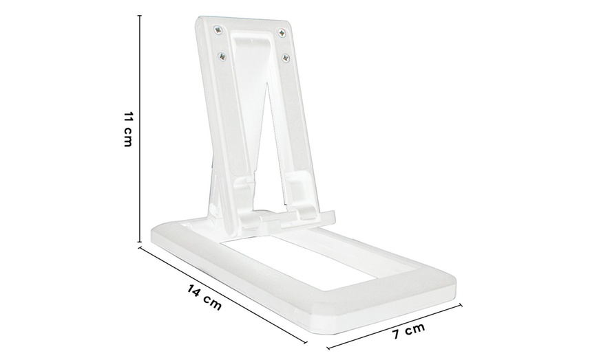 Image 9: Pack di 2 supporti da tavolo pieghevoli per telefono