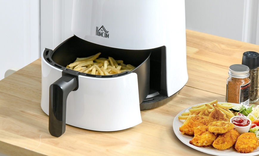 Image 2: HomCom 1300W 2.5L Air Fryer