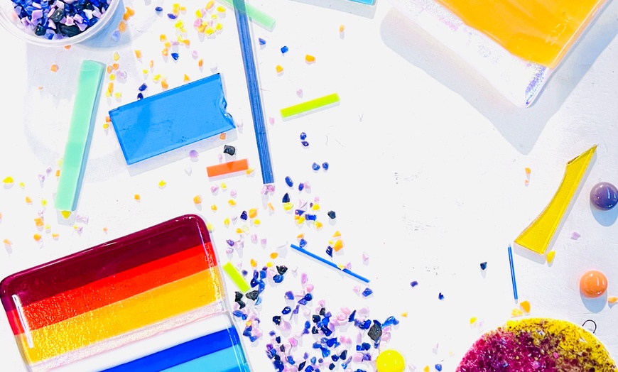 Image 3: Create Your Own Fused Glass Art: 1-Hour Class for 1 or 2 People