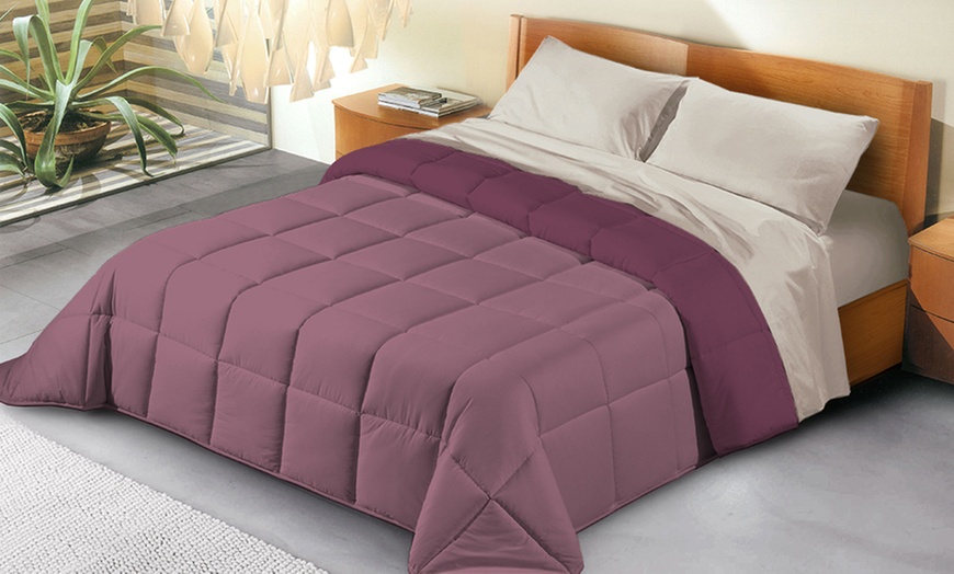 Image 1: Couette en microfibre 380 gr/m² réversible