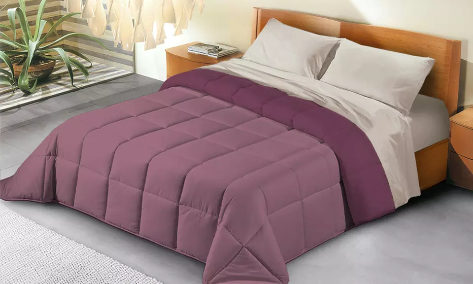Couette en microfibre 380 gr/m² réversible