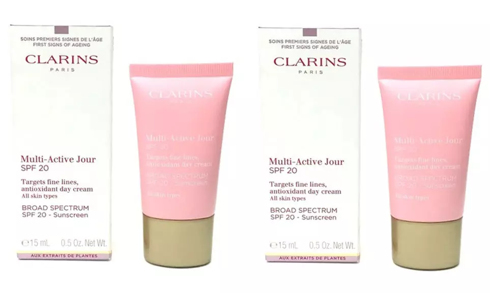 Clarins Multi-Active Jour Day Cream with SPF 20 (0.5 Oz.; 2-Pack) - Primary Image