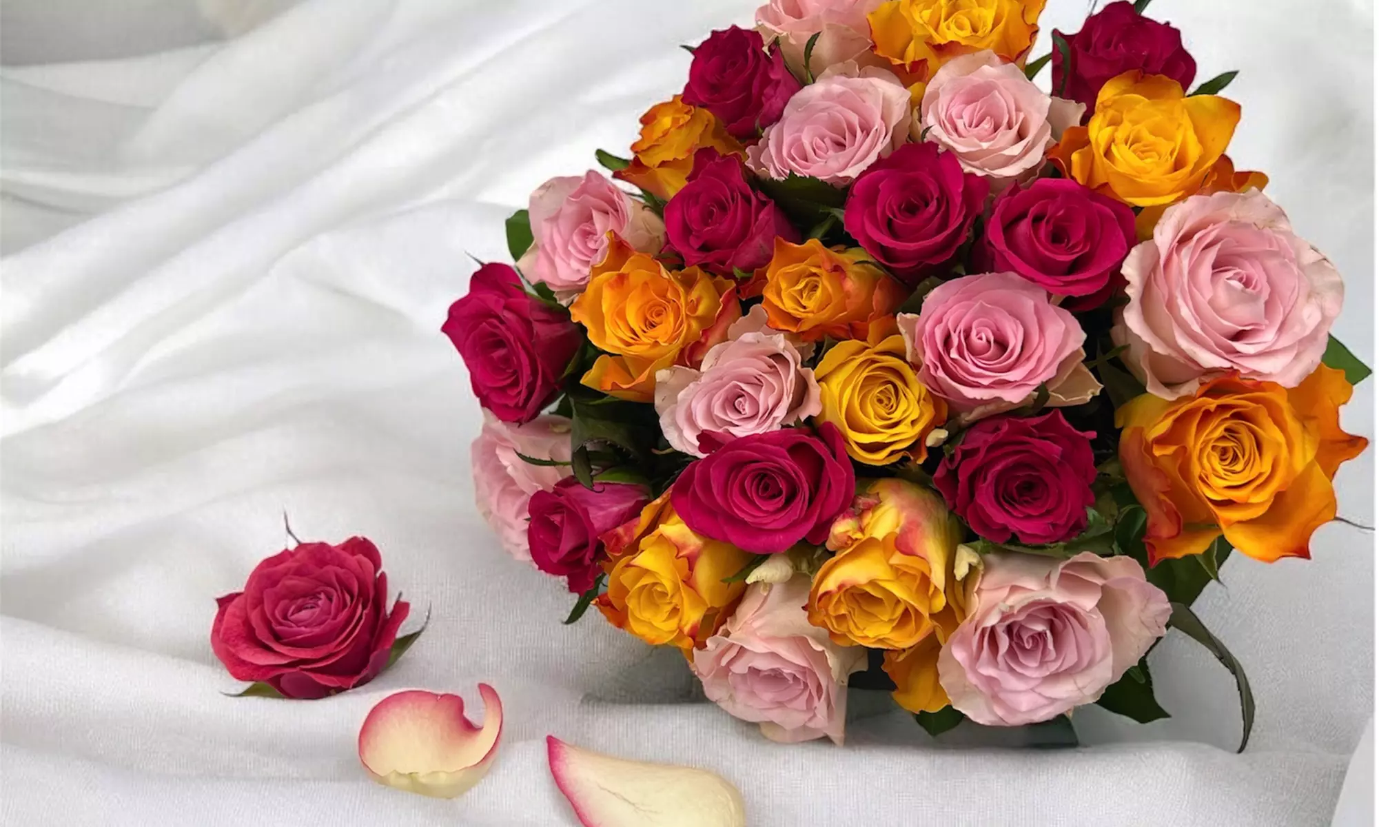 Bouquet Tutti Frutti - 30 tiges avec Kokomo