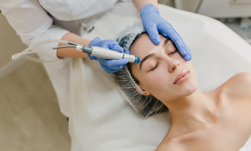 Image 1: Rejuvenate Your Skin with Top-notch Hydrafacial or Microneedling