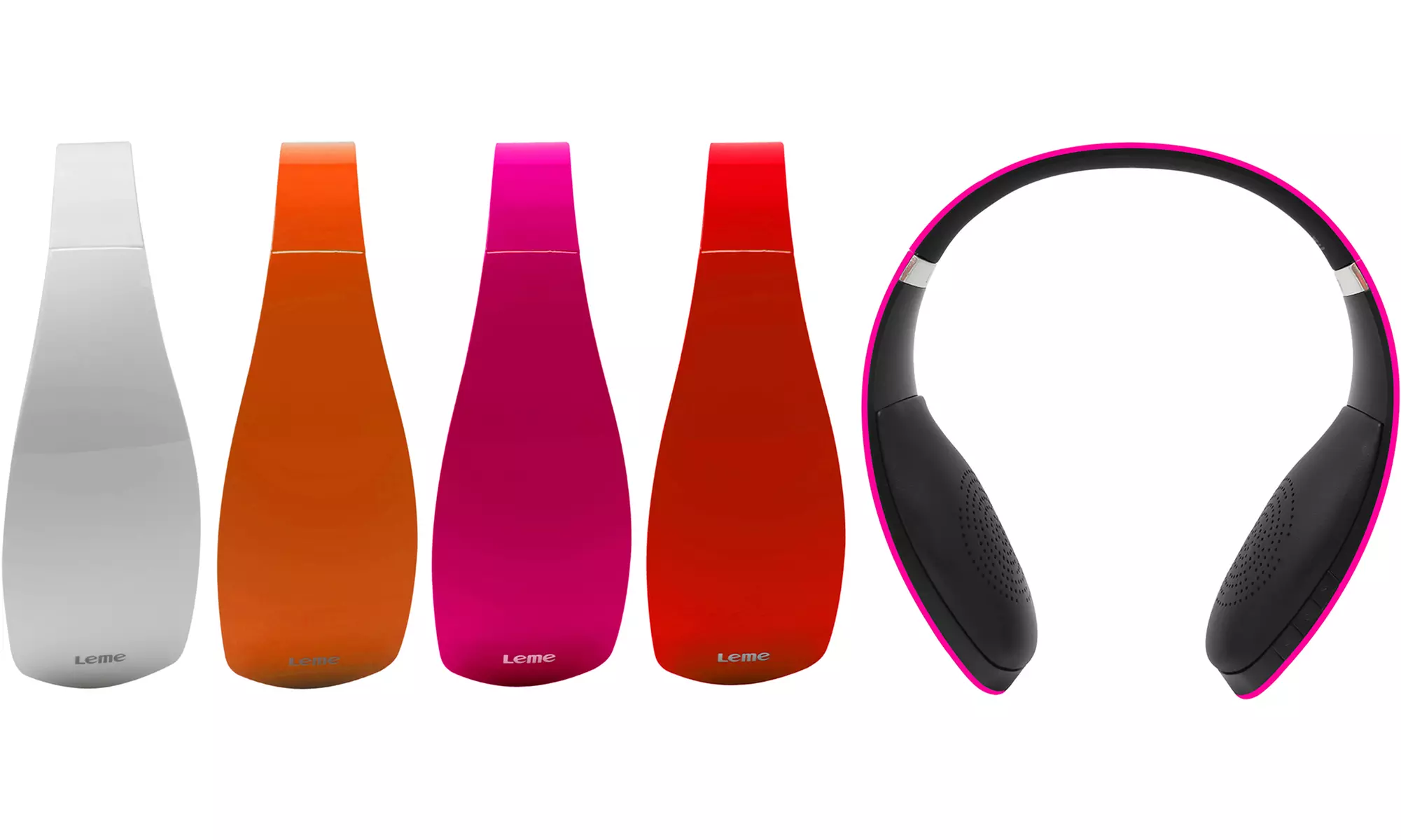 Leme EB30A Over-Ear Wireless Bluetooth Headphones with Built-in Mic - Primary Image