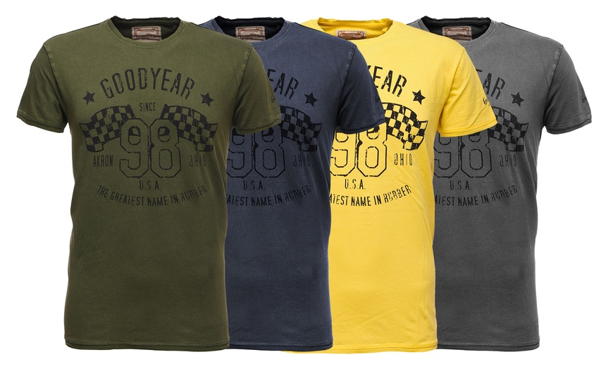 Image 1: 2 T-shirt Goodyear