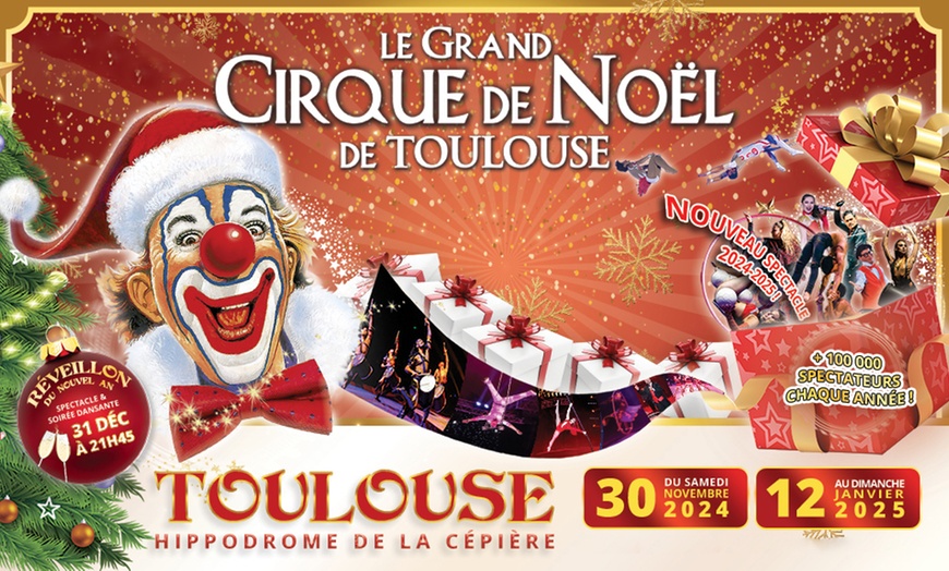 Image 1: Magie et féérie se rencontrent avec le cirque de Noël de Toulouse