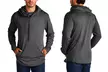 Men's Lightweight Cowl Neck Hoodies - Second Medium