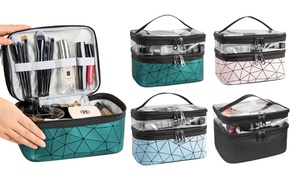  Double-Layer Makeup Bag 