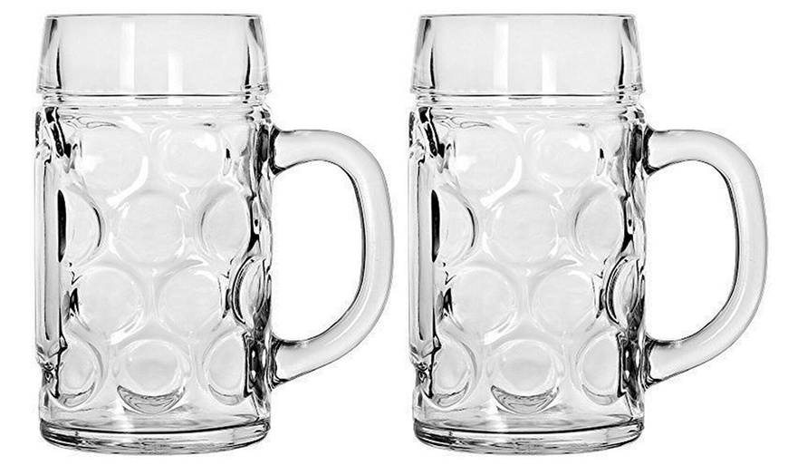 Image 3: German-Style Two-Pint Beer Stein