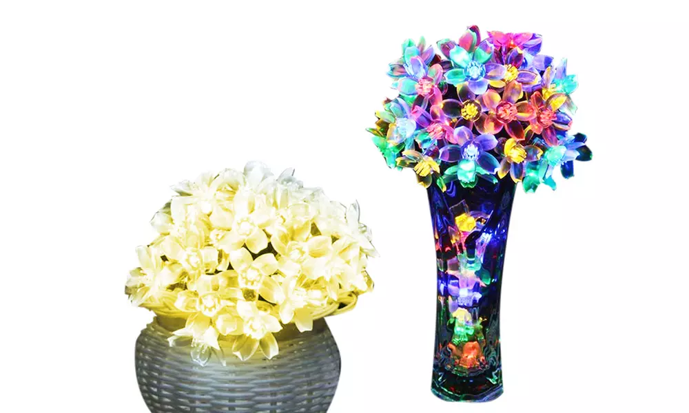 1 ou 2 guirlandes de 30 lampes à fleurs solaires à LED - Image 7