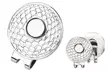 6-Pack Magnetic Golf Hat Clip Ball Aiming Marker Golf Training Accessories - Second Medium