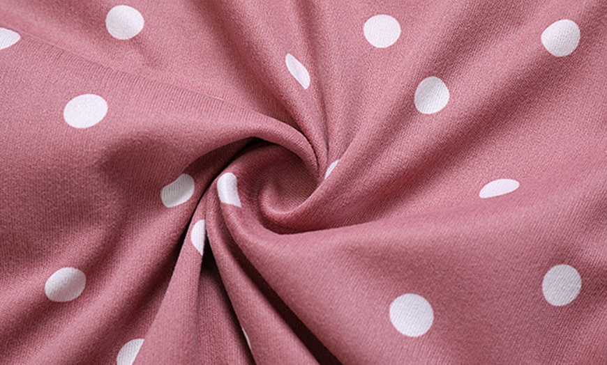 Image 6: Long-Sleeve Polka Dot Pyjamas