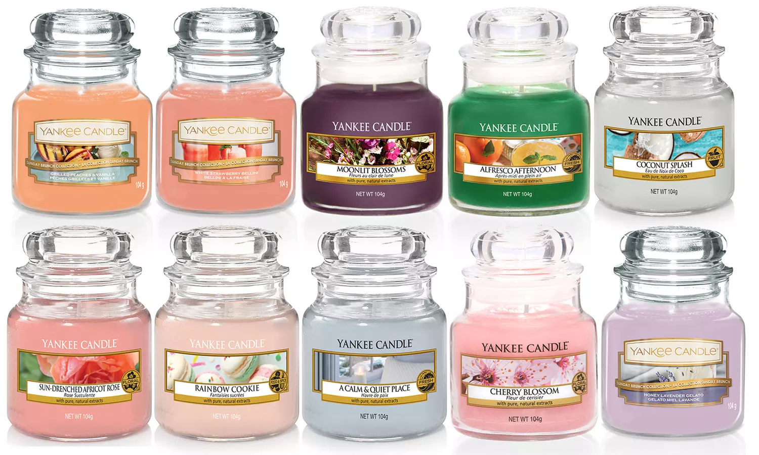 Lot de 10 petites bougies parfumées Yankee Candle - Primary Image