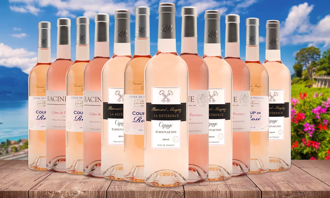 12 Bottles of Premium French Rosé from Wine Insiders (Up to 68% Off)     - Primary Image