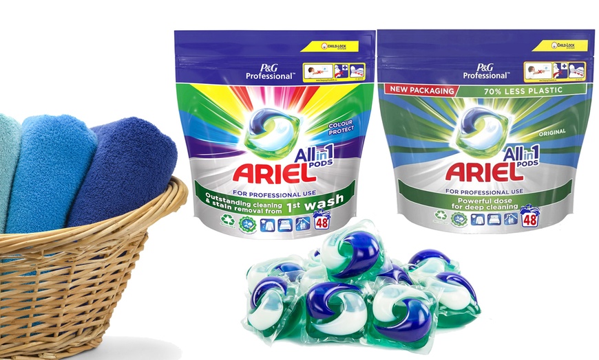 Image 8: Capsules de lessive Ariel All in One Regular ou Color Protect