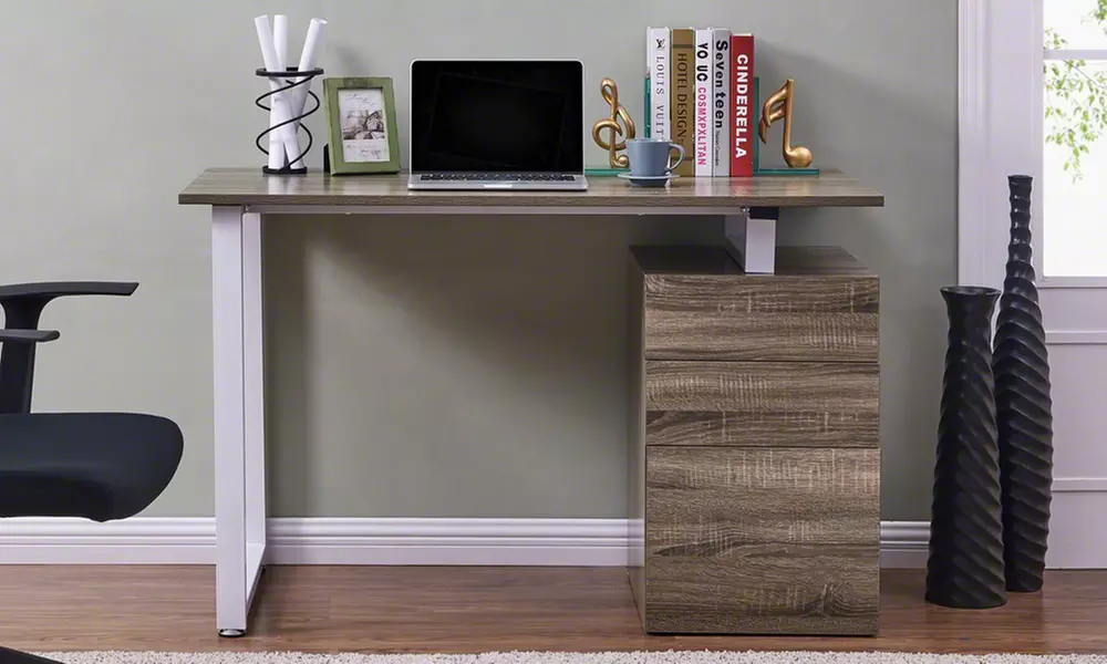 Three-Drawer Computer Desk - Primary Image