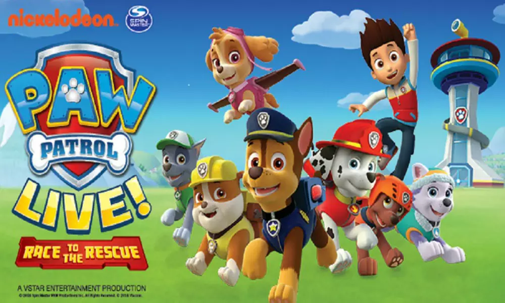Paw Patrol Live!: Race to the Rescue on Saturday, September 16, at 6 p.m. - Second Medium