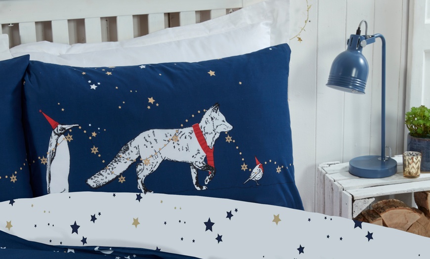 Image 2: Polar Bear & Friends Reversible Duvet Set