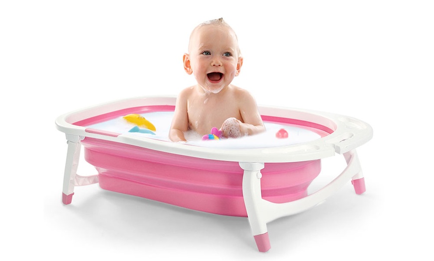 Image 23: Collapsible Baby Bathtub
