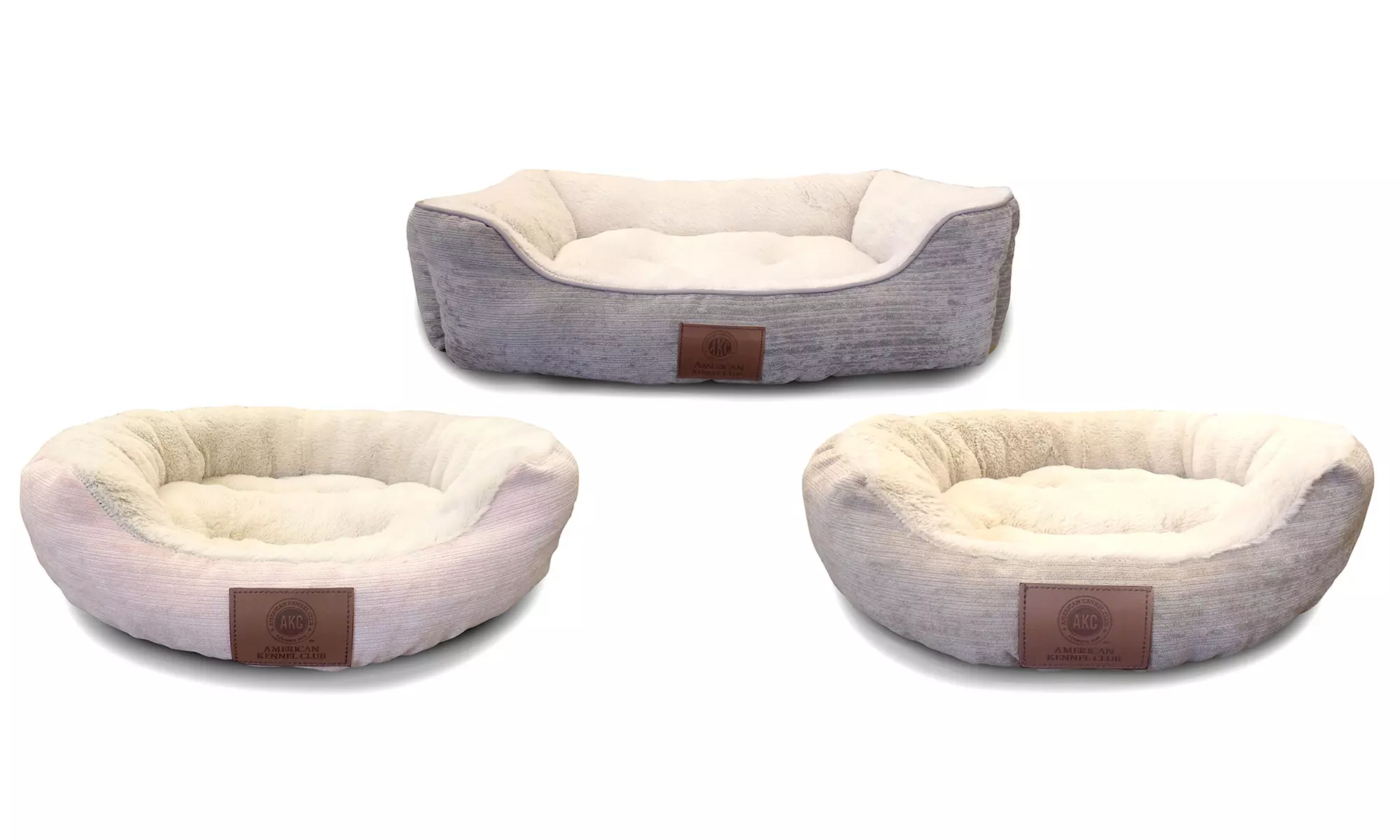 AKC Spring Mason Clam or Cuddler Dog Bed - Primary Image