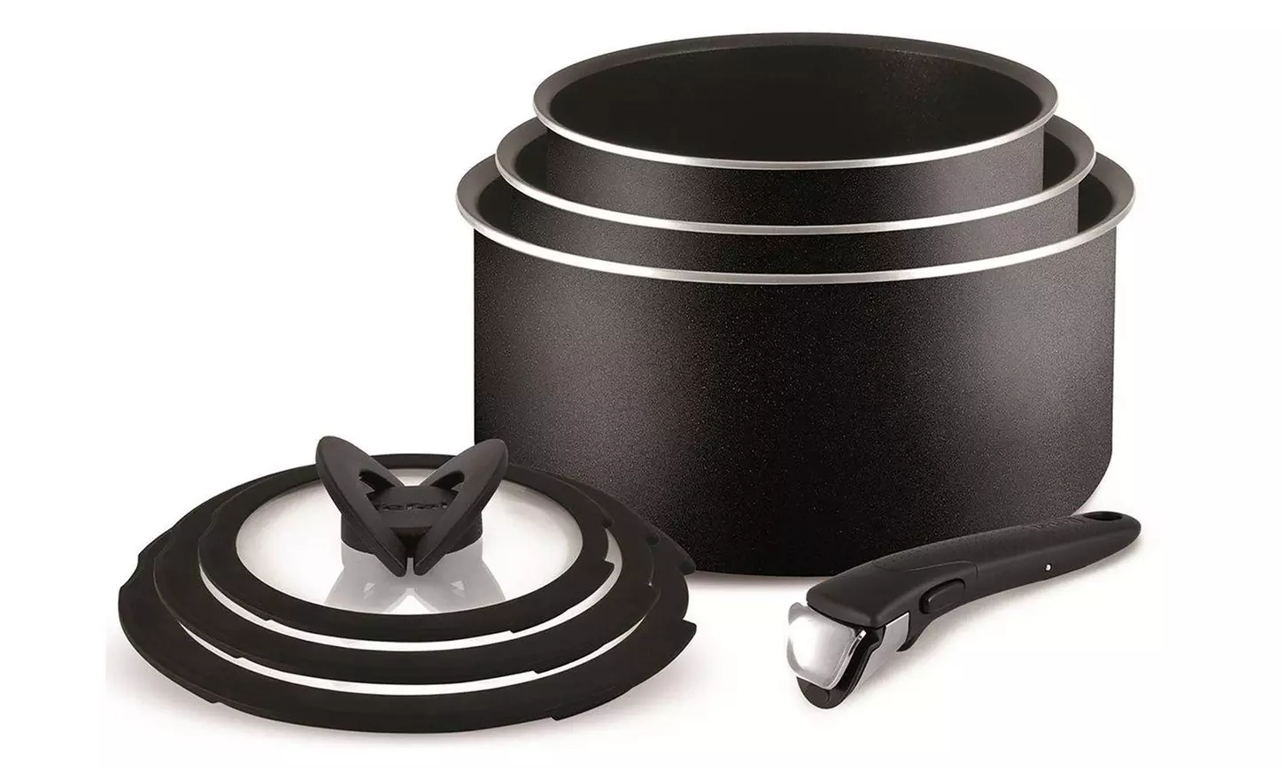 Tefal Ingenio Essential Seven-Piece Saucepan Set - Image 3
