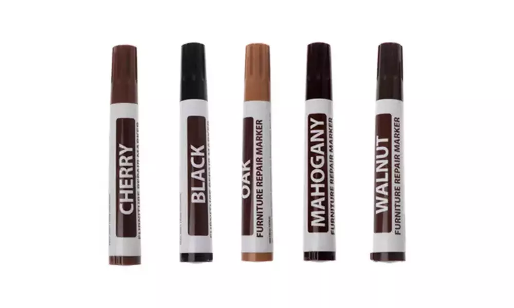 5 o 10 pennarelli per ritoccare le superfici in legno ad inchiostro permanente - Primary Image