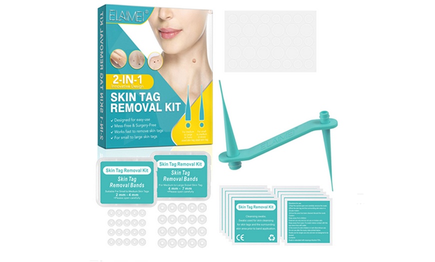 Image 4: Two-in-One Skin Tag Removal Kit