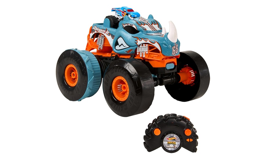 Image 1: Hot Wheels ferngesteuerter Monster-Truck Rhinomite RC