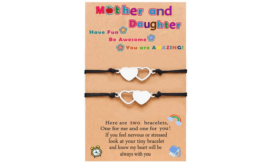 Image 3: Two or Three Mother and Daughter Matching Bracelets