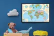 National Geographic Kids' Magnetic Dry Erase Map - Second Medium