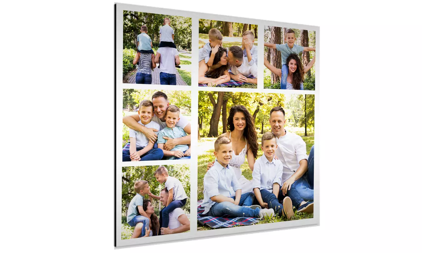 Fotocollage canvas of aluminium