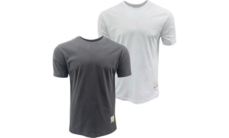 Image 10: Blu Apparel 2er-Pack Herren Premium T-Shirts mit Rundhalsausschnitt