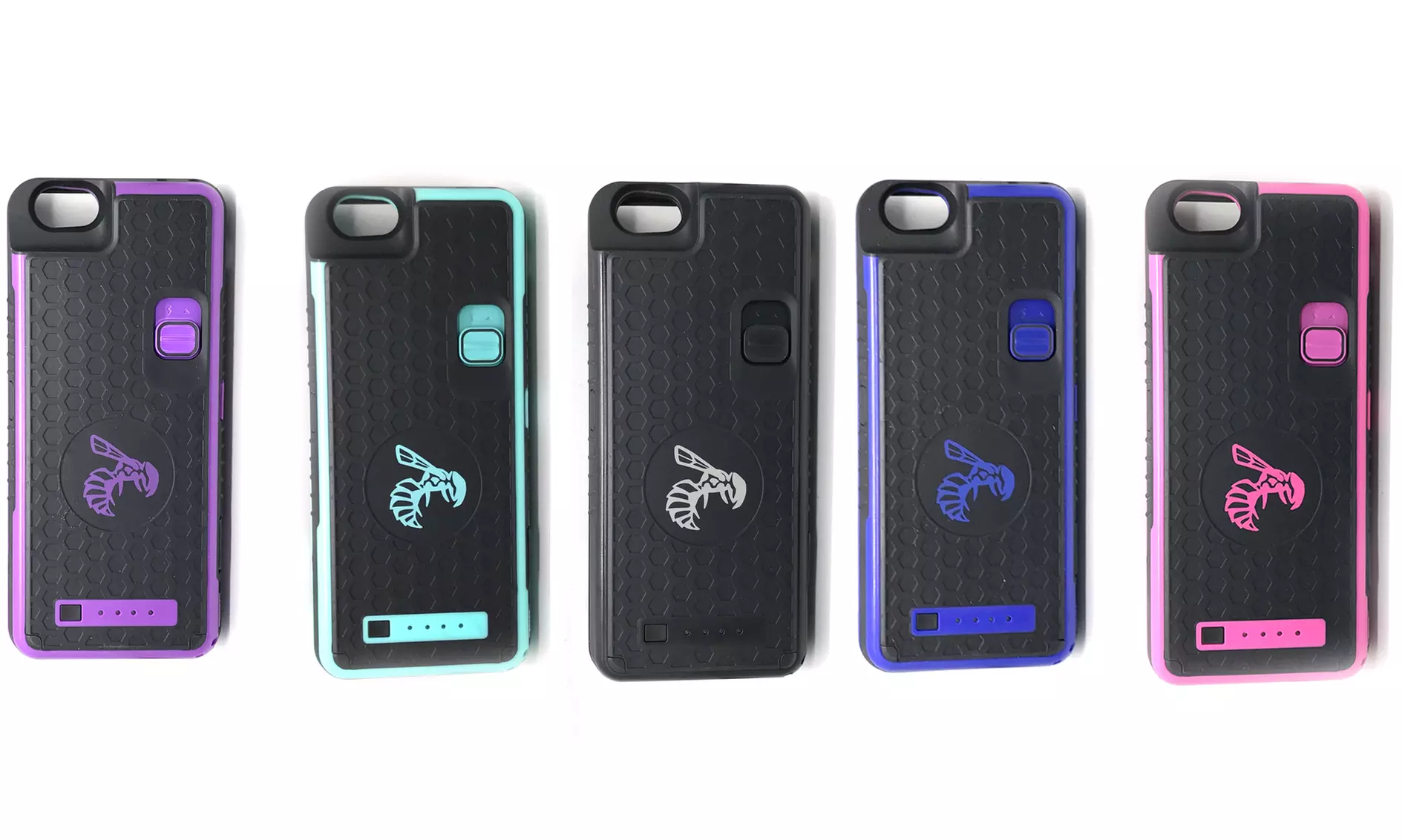 Yellow Jacket Stun Gun iPhone 6/6S Case with Detachable Stun Gun Pack and Built-In Rechargeable Cell Phone Battery - Primary Image