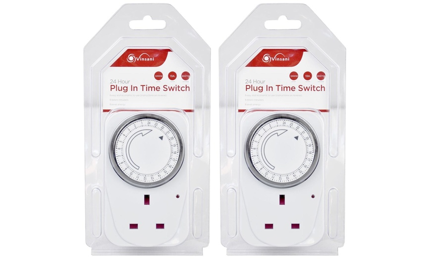 Image 3: 24-Hour Plug-In Timer Switch