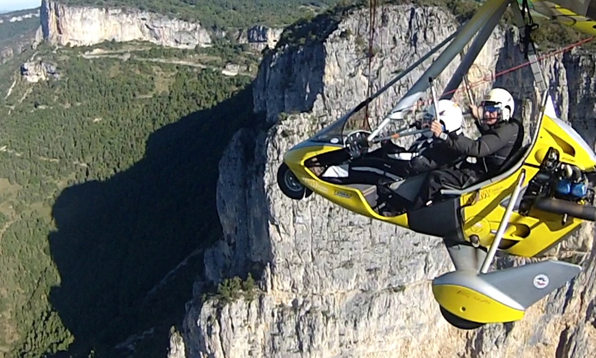 Image 3: Vol sur le Vercors en ULM Pendulaire ou Multiaxe avec ULM Evasion 26