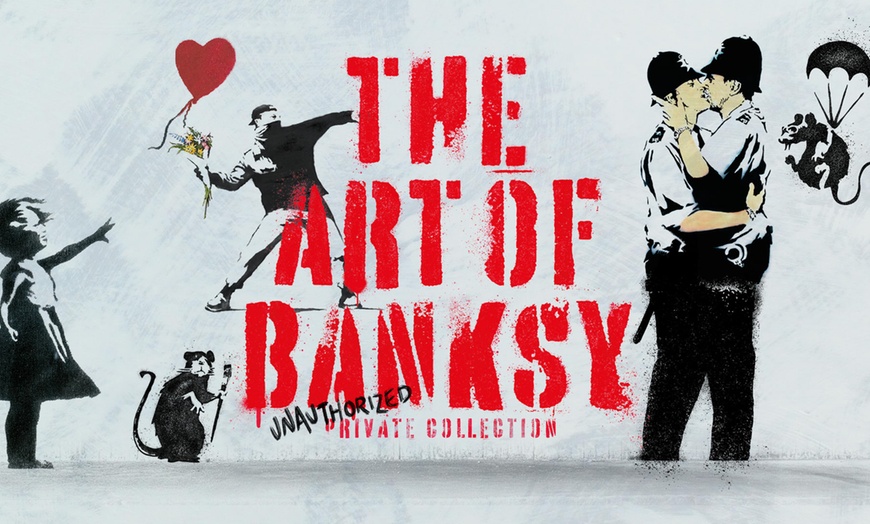 Image 1: The Art of Banksy: Passes for A Journey Through Iconic Artistry
