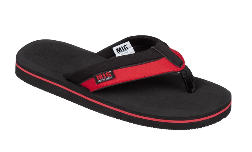 Image 8: MIG Men's Classic Flip Flops