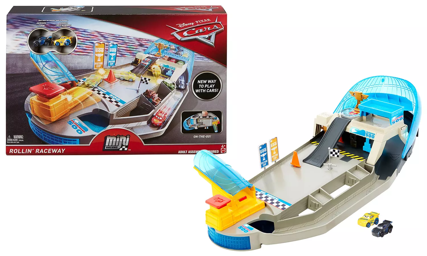 Disney Pixar Cars Mini Racers Rollin' Raceway Playset - Primary Image