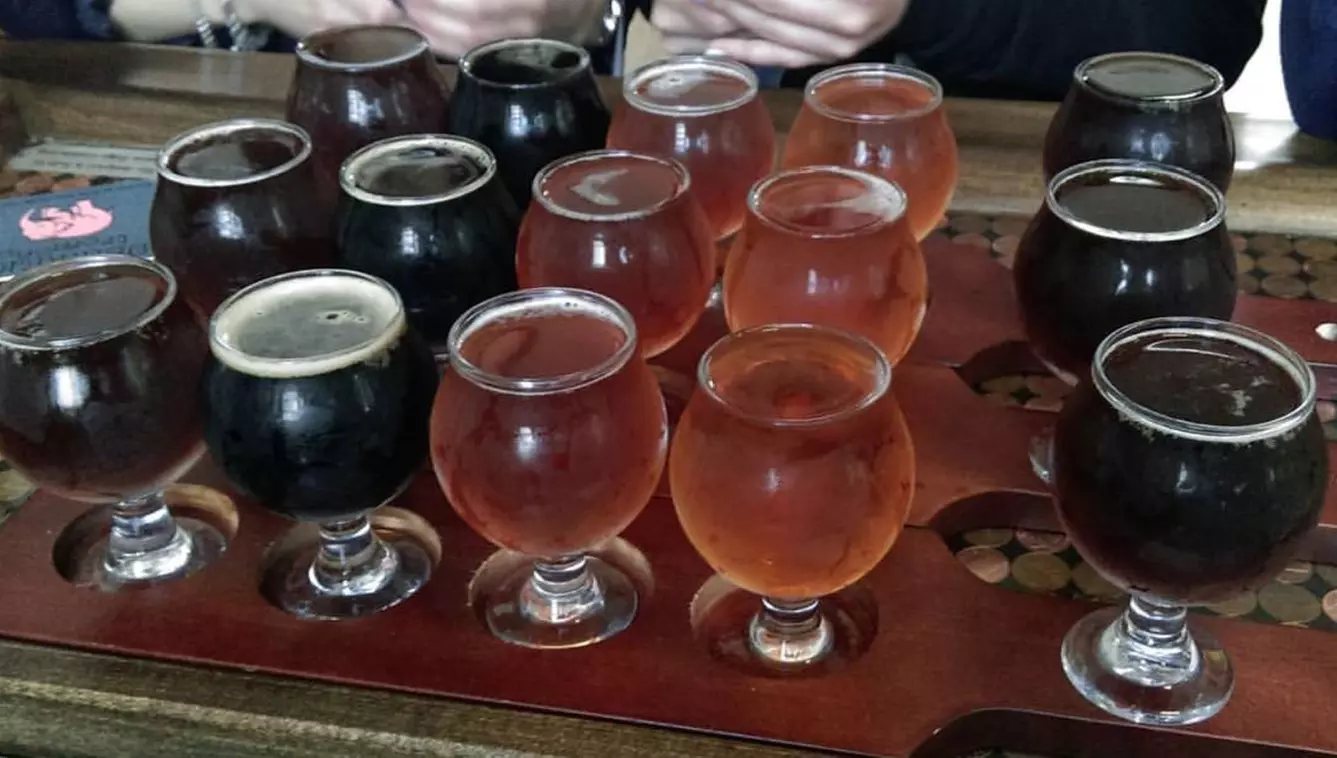 Brewery Tour, Beer Flights, and Glass Growlers for Two or Four at Man Skirt Brewing (Up to 45% Off) - Primary Image
